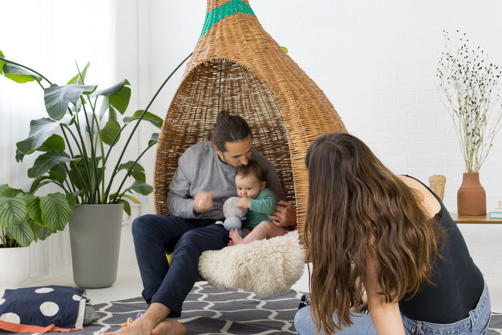 Family inside the cocoon